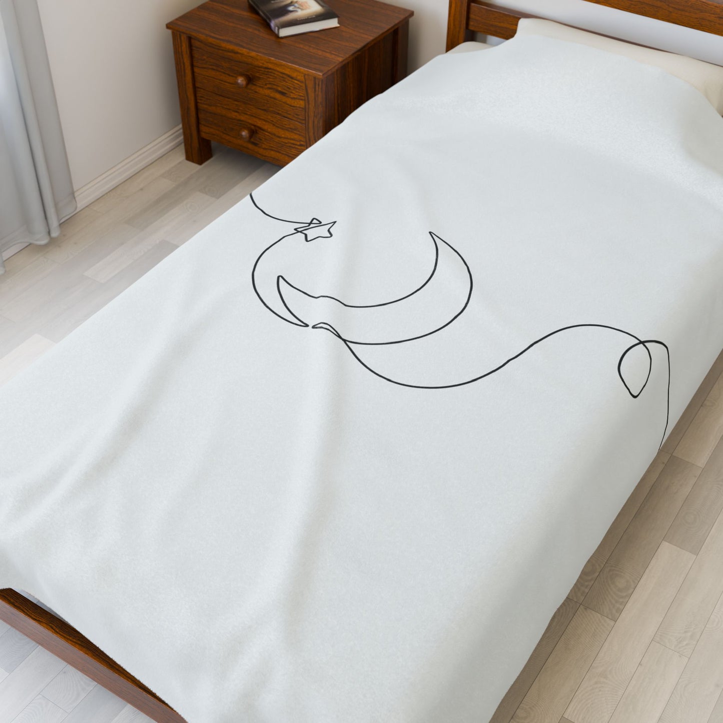 Celestial Plush Blanket – Simplicity, Serenity, Strength