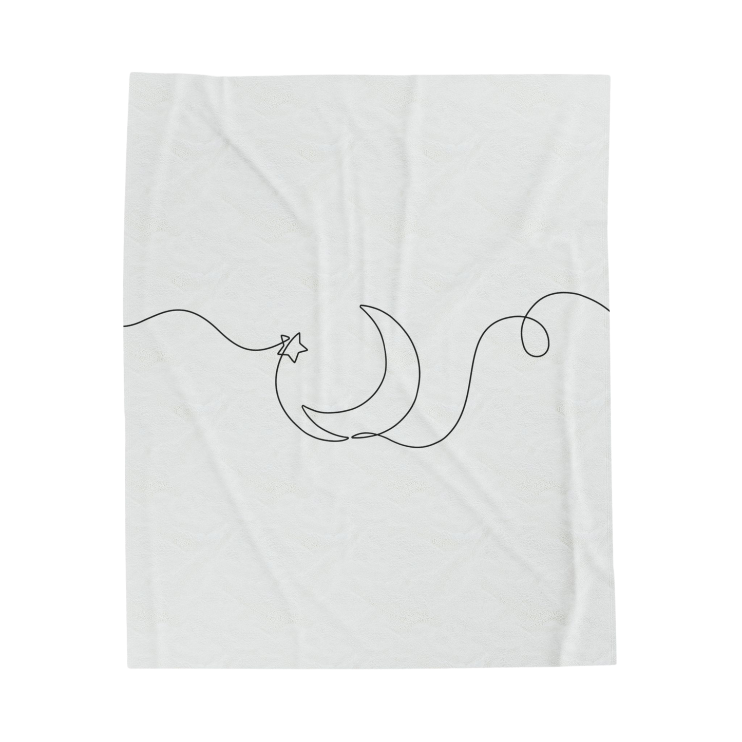 Celestial Plush Blanket – Simplicity, Serenity, Strength