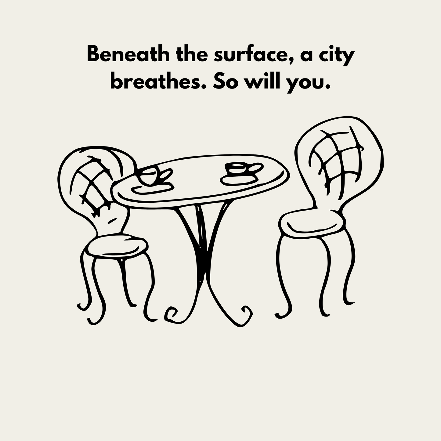 Paris - Beneath the surface, a city breathes. So will you.