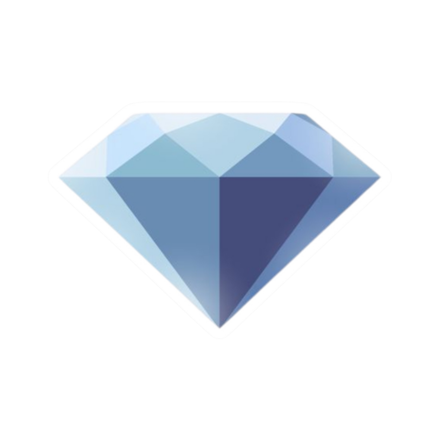 Diamond sticker design – representing strength, resilience, and inner value