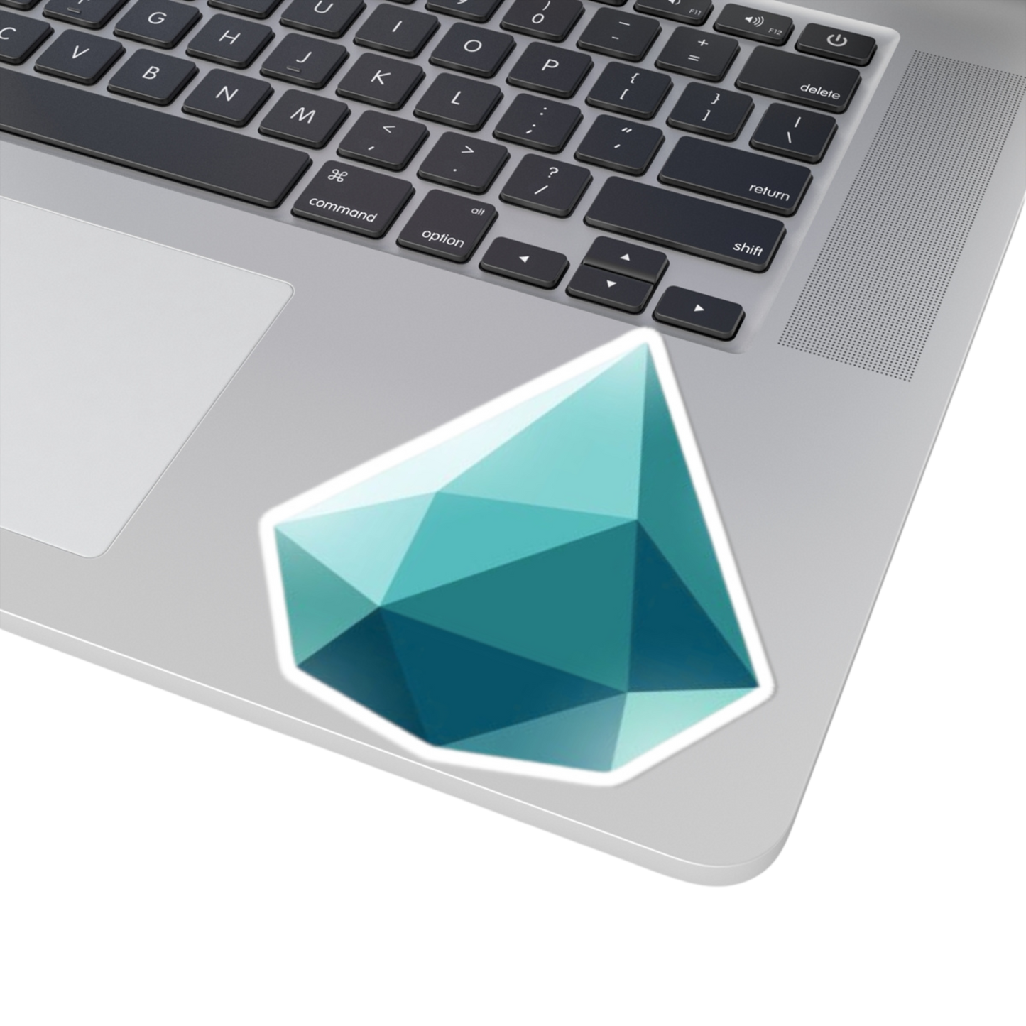 4x4 inch Drop sticker on a laptop – gentle reminder of emotional depth
