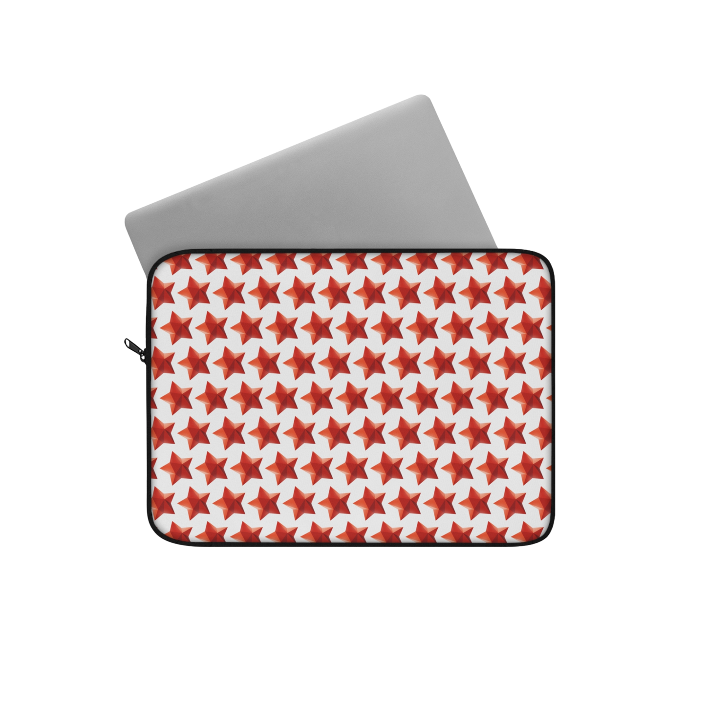 Star gem 12" laptop sleeve with laptop partially inserted