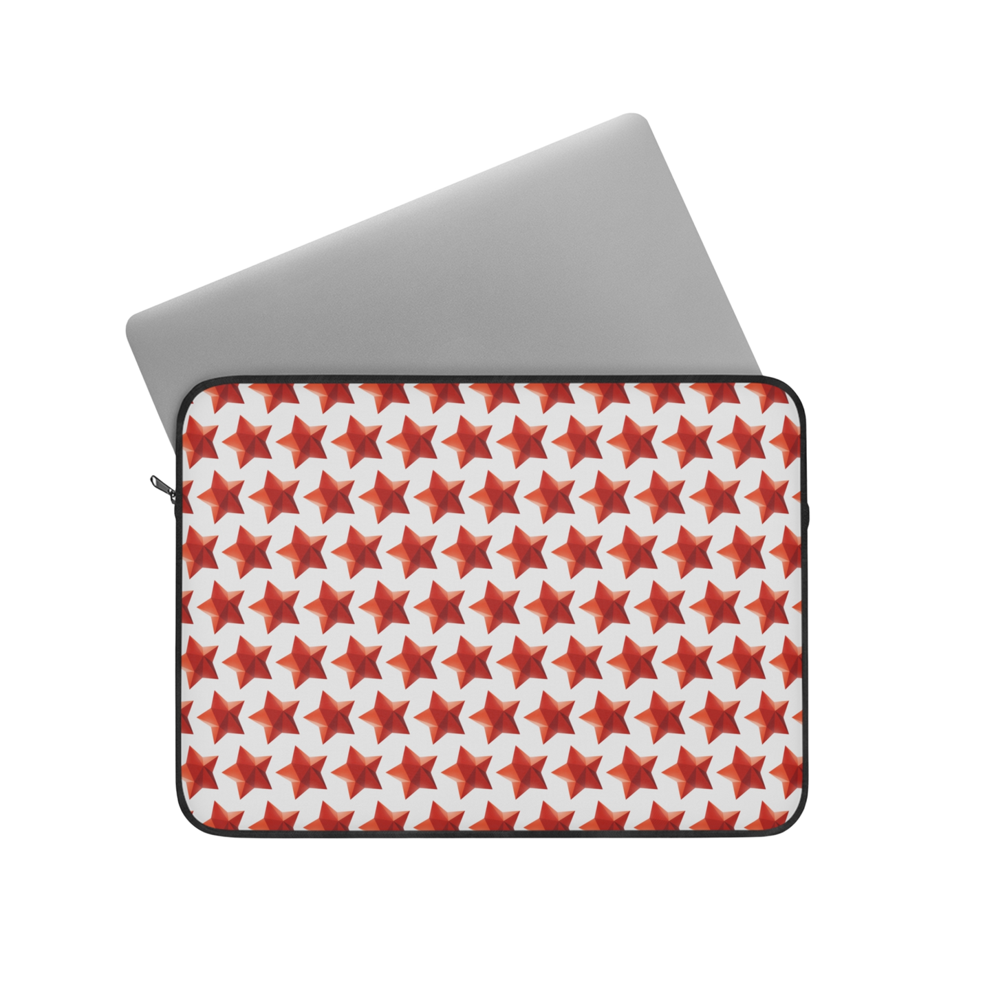 Star gem 15" laptop sleeve with laptop partially inserted