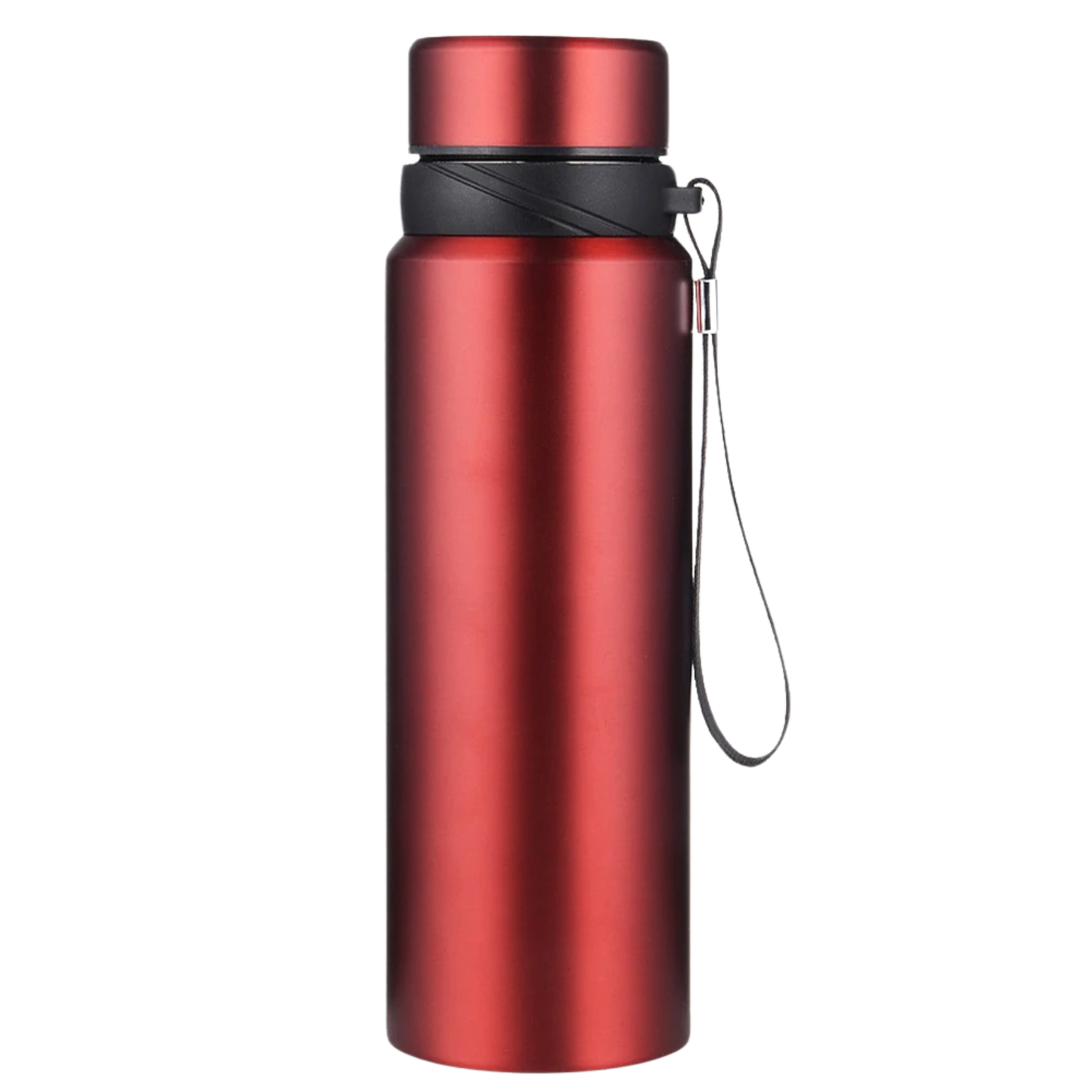 Red 1L thermos ideal for astronomy meetups or slow mountain mornings