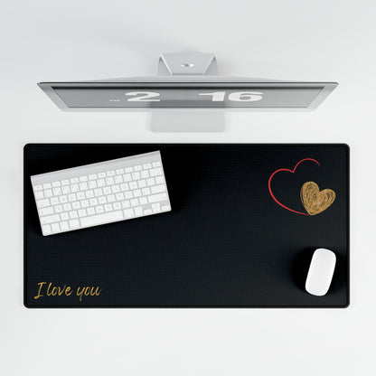 2Hearts Anti-Slip Surface Desk Mat