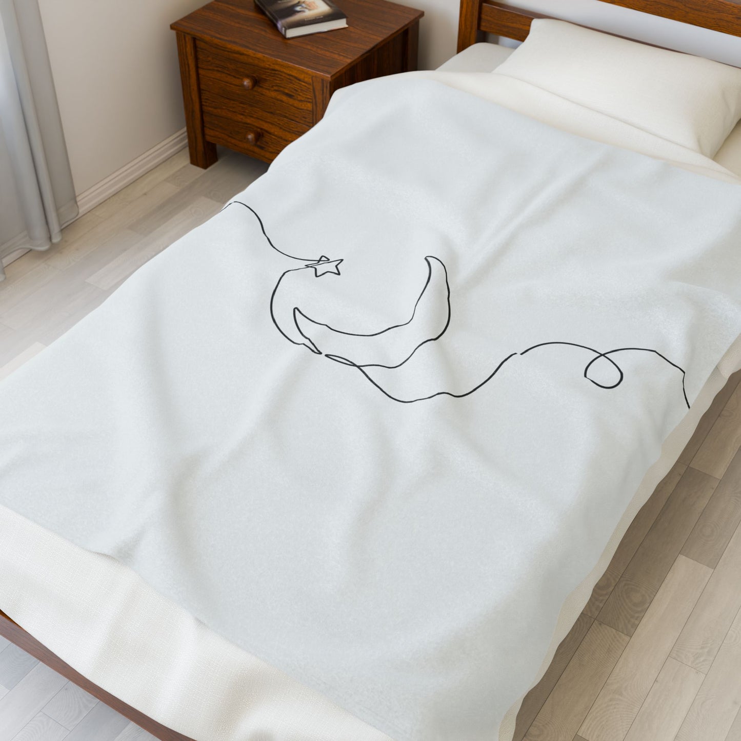 Celestial Plush Blanket – Simplicity, Serenity, Strength