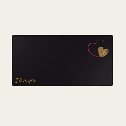 2Hearts Anti-Slip Surface Desk Mat