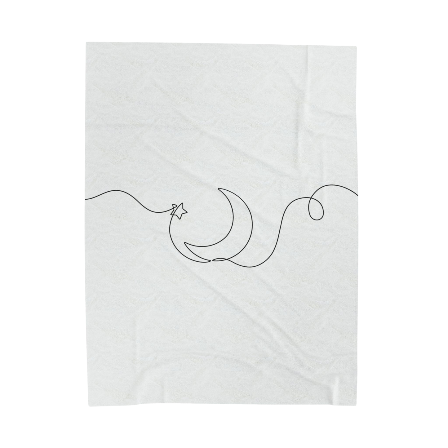 Celestial Plush Blanket – Simplicity, Serenity, Strength
