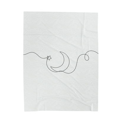 Celestial Plush Blanket – Simplicity, Serenity, Strength