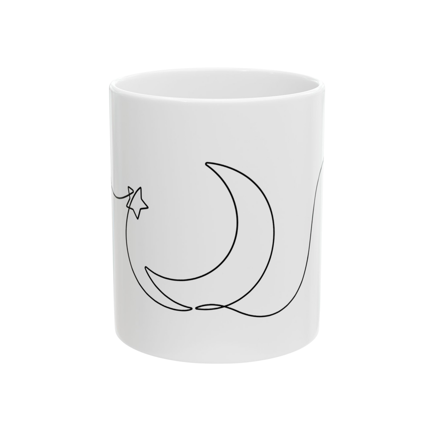 Lunar Blessings Ceramic Mug 11oz – Simplicity, Serenity, Strength