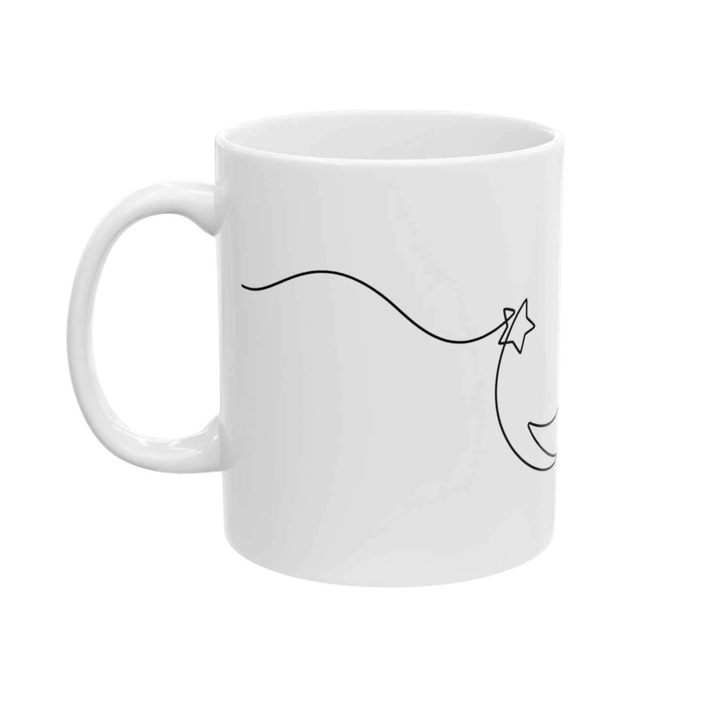 Lunar Blessings Ceramic Mug 11oz – Simplicity, Serenity, Strength