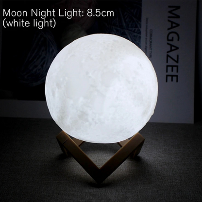 Moon light with stand, lit in the dark