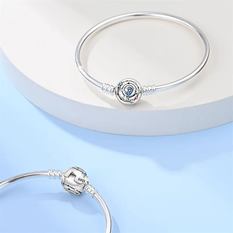 Sterling Silver Charm Holder Ring