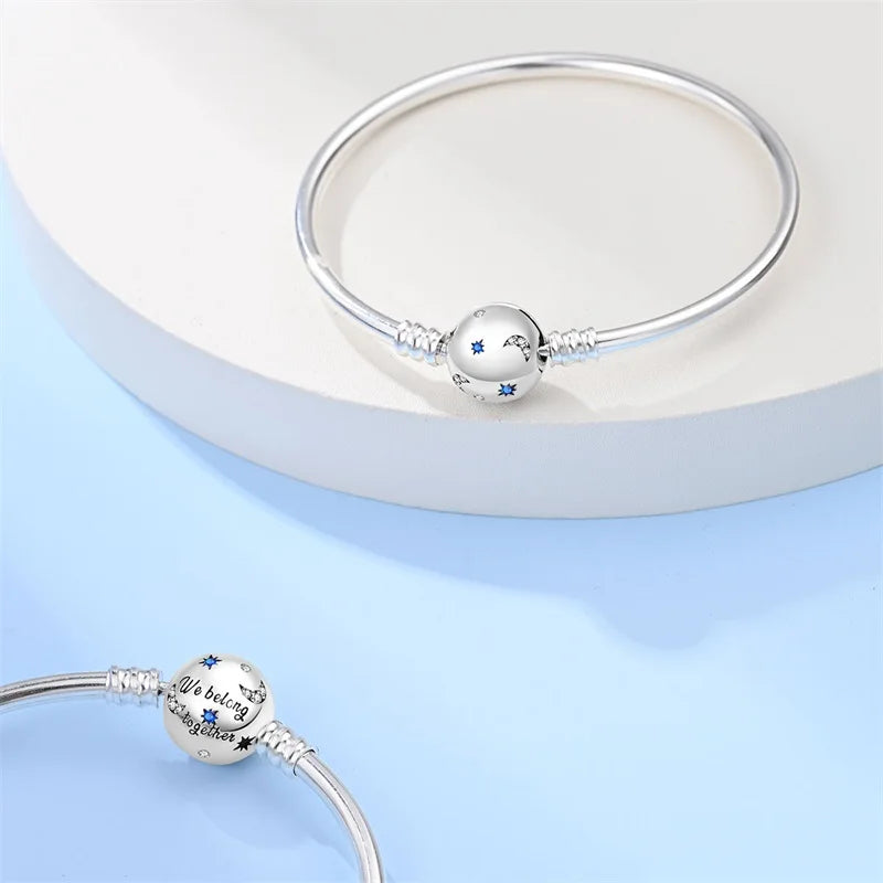 Sterling Silver Charm Holder Ring