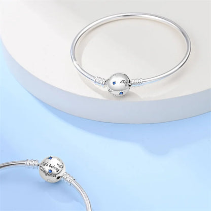 Sterling Silver Charm Holder Ring