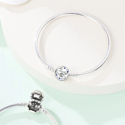 Sterling Silver Charm Holder Ring