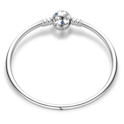 Sterling Silver Charm Holder Ring