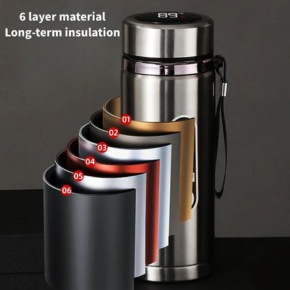 Smart LED 500mL and 1L Thermos Bottle