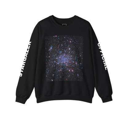 Unisex sweatshirt from Stargazers Collection – front view with galaxy design