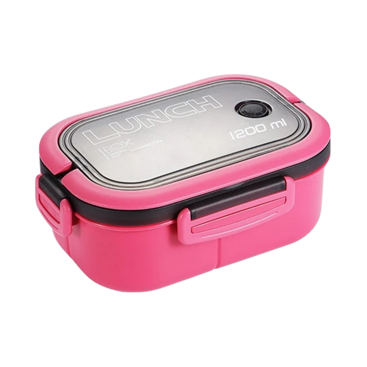 Pink Back-to-School lunch box closed