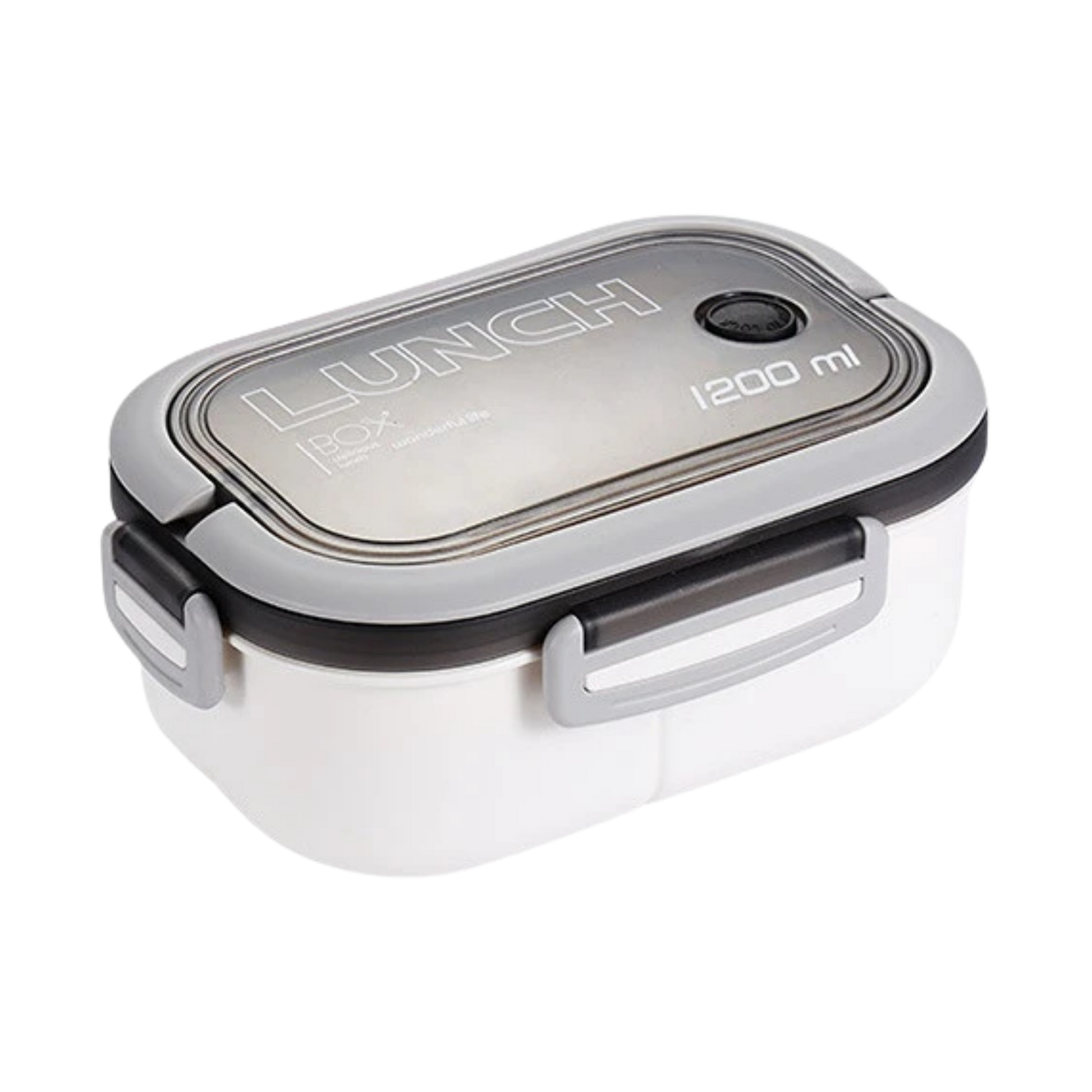 White Back-to-School lunch box closed