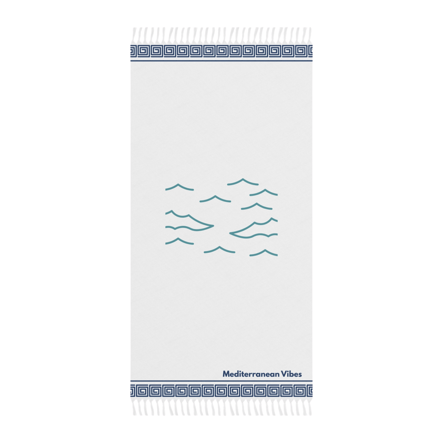 Mediterranean beach cloth with Still Waters design – calm and minimal