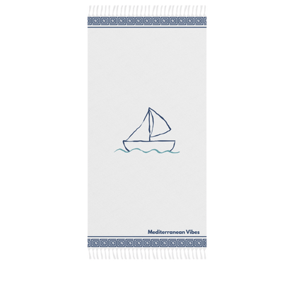 Boho-style Mediterranean beach cloth from The Perfect Square – full view