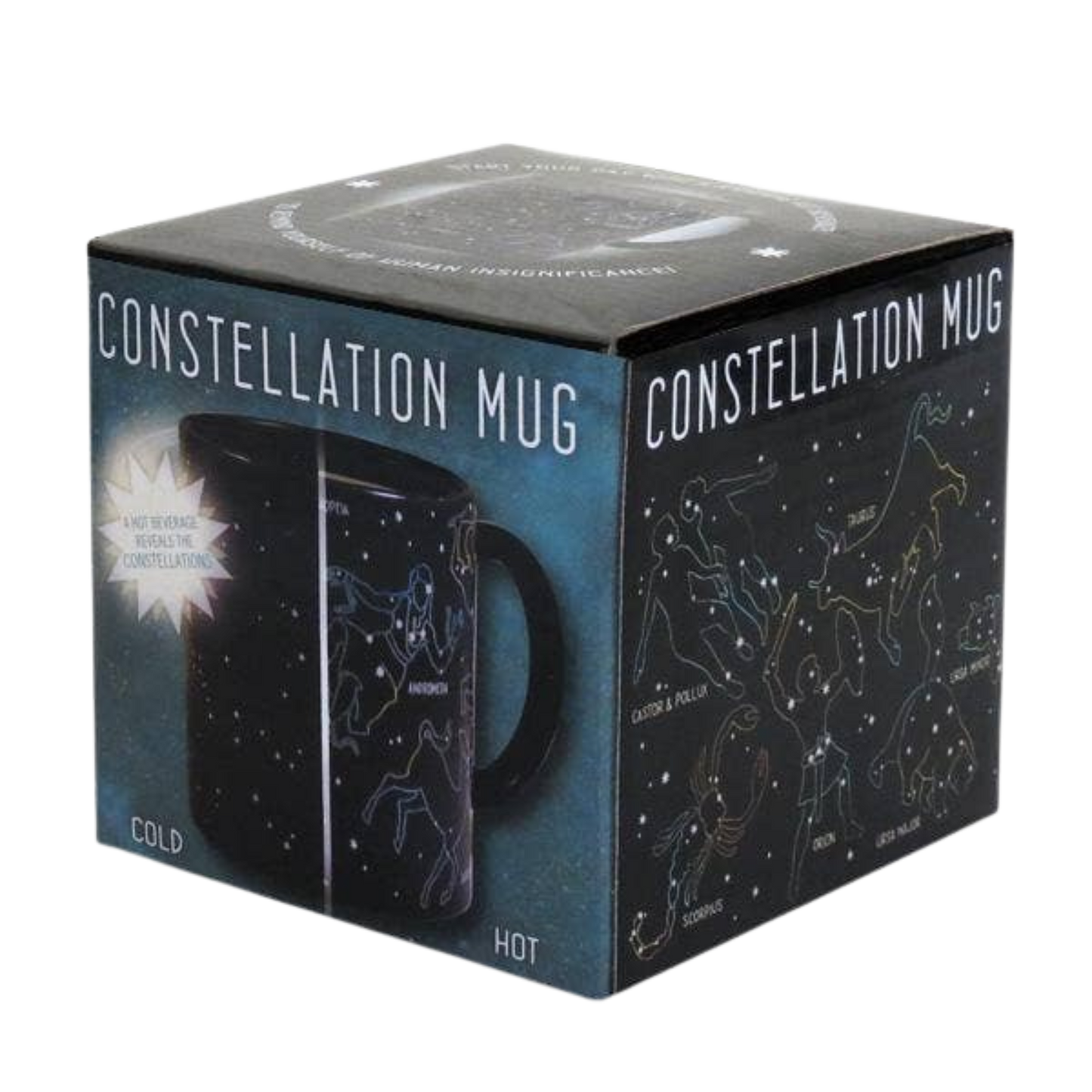 Constellation heat changing coffee mug packaging in gift box