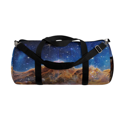 Large duffel with Cosmic Cliffs design