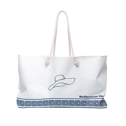 Relaxed weekend tote in “Dappled Sun” print – chic coastal accessory with spacious interior