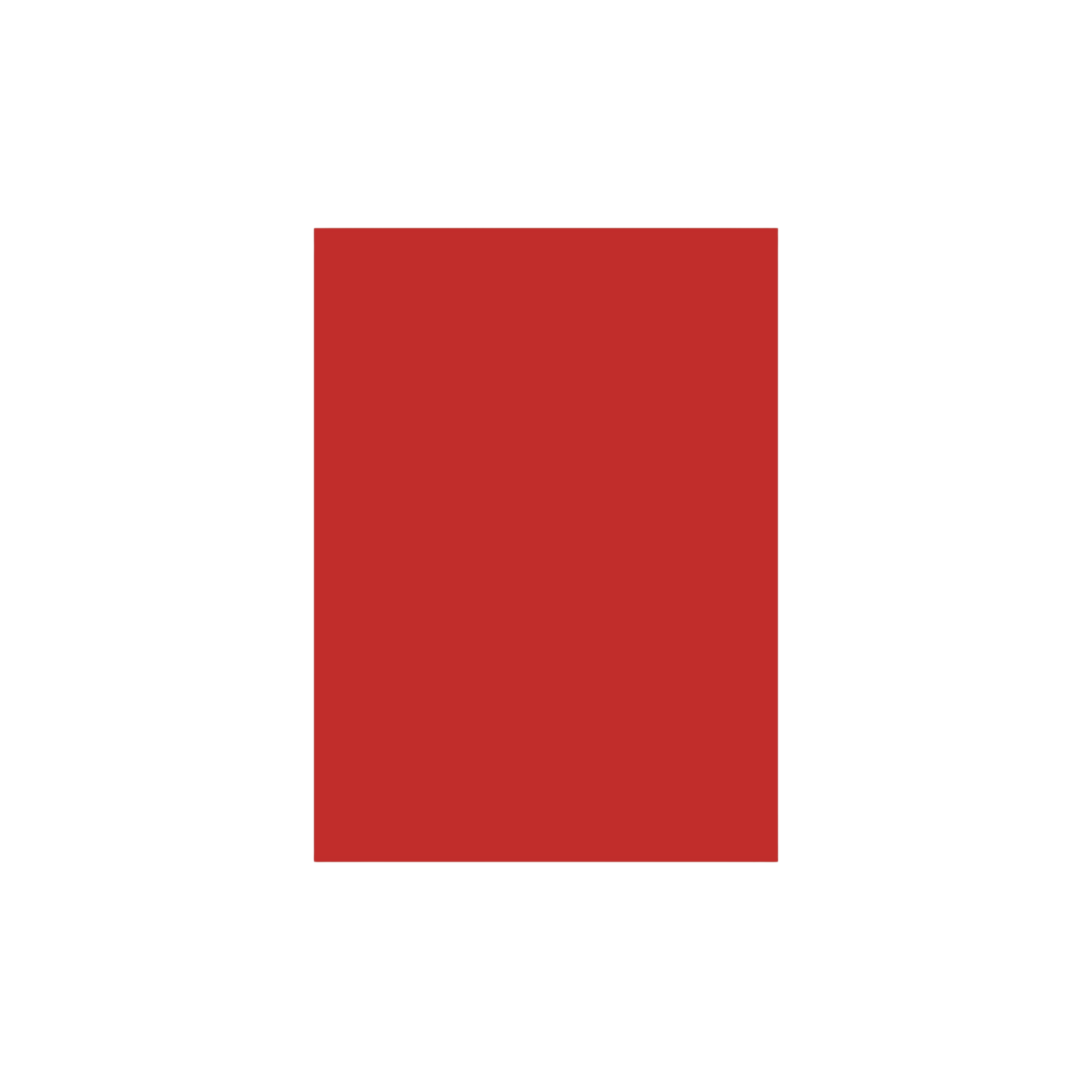 Back of postcard, plain red