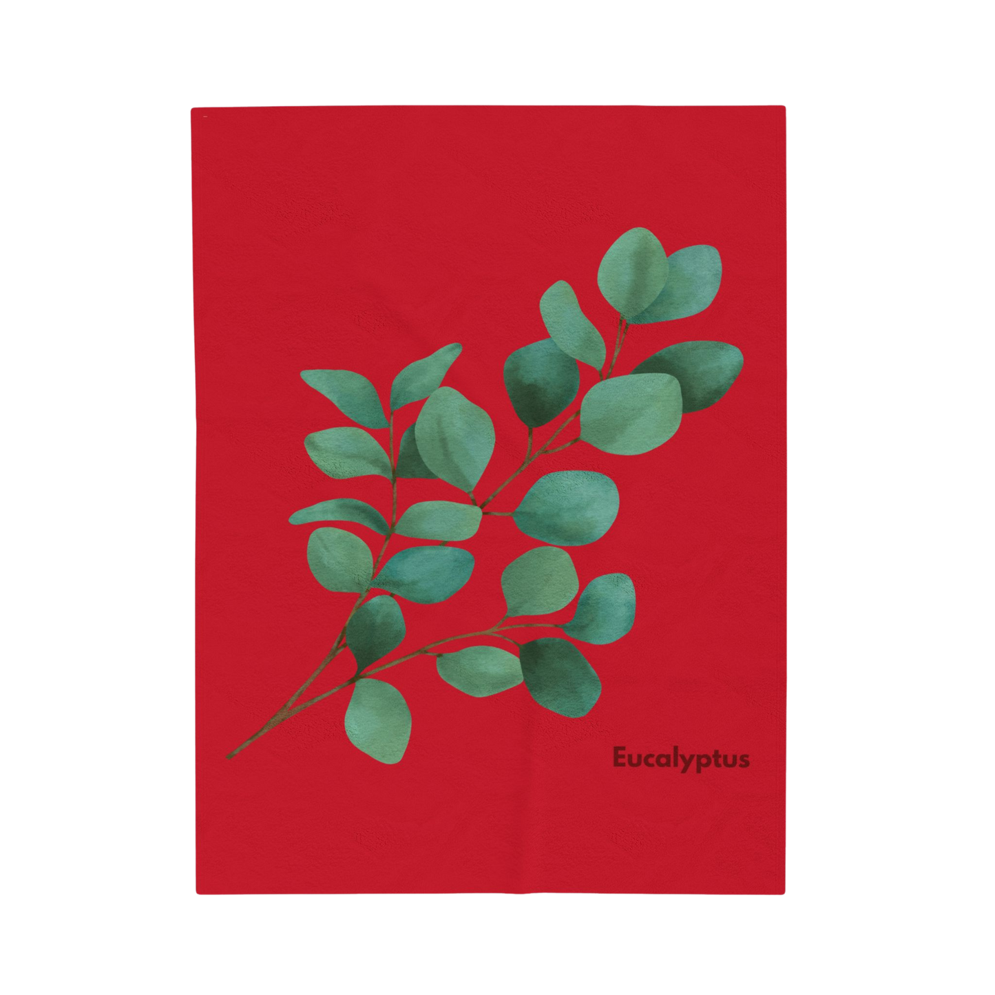 Eucalyptus Velveteen Plush Blanket in 30x40 inch size