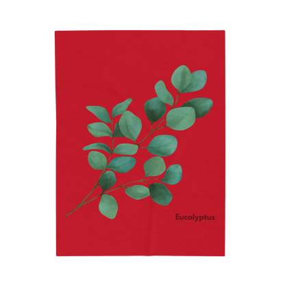 Eucalyptus Velveteen Plush Blanket in 30x40 inch size
