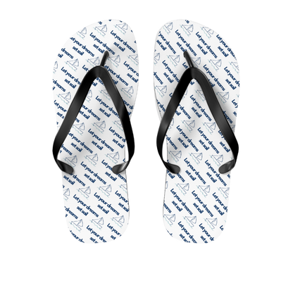 Minimalist Mediterranean flip flops with soft suede top and subtle coastal design – front view