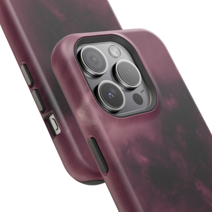 Top detail of Sun Love matte phone case with solar pattern