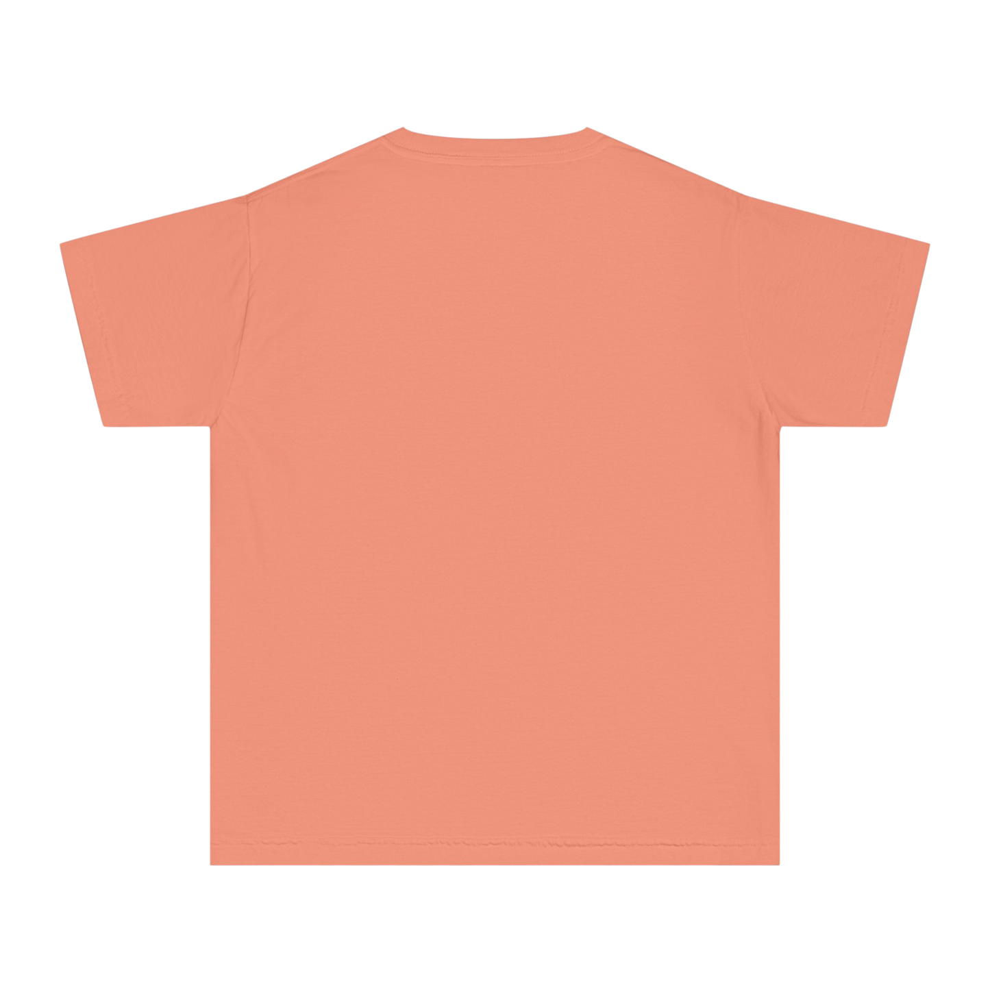 Terracotta youth tee – blank back view