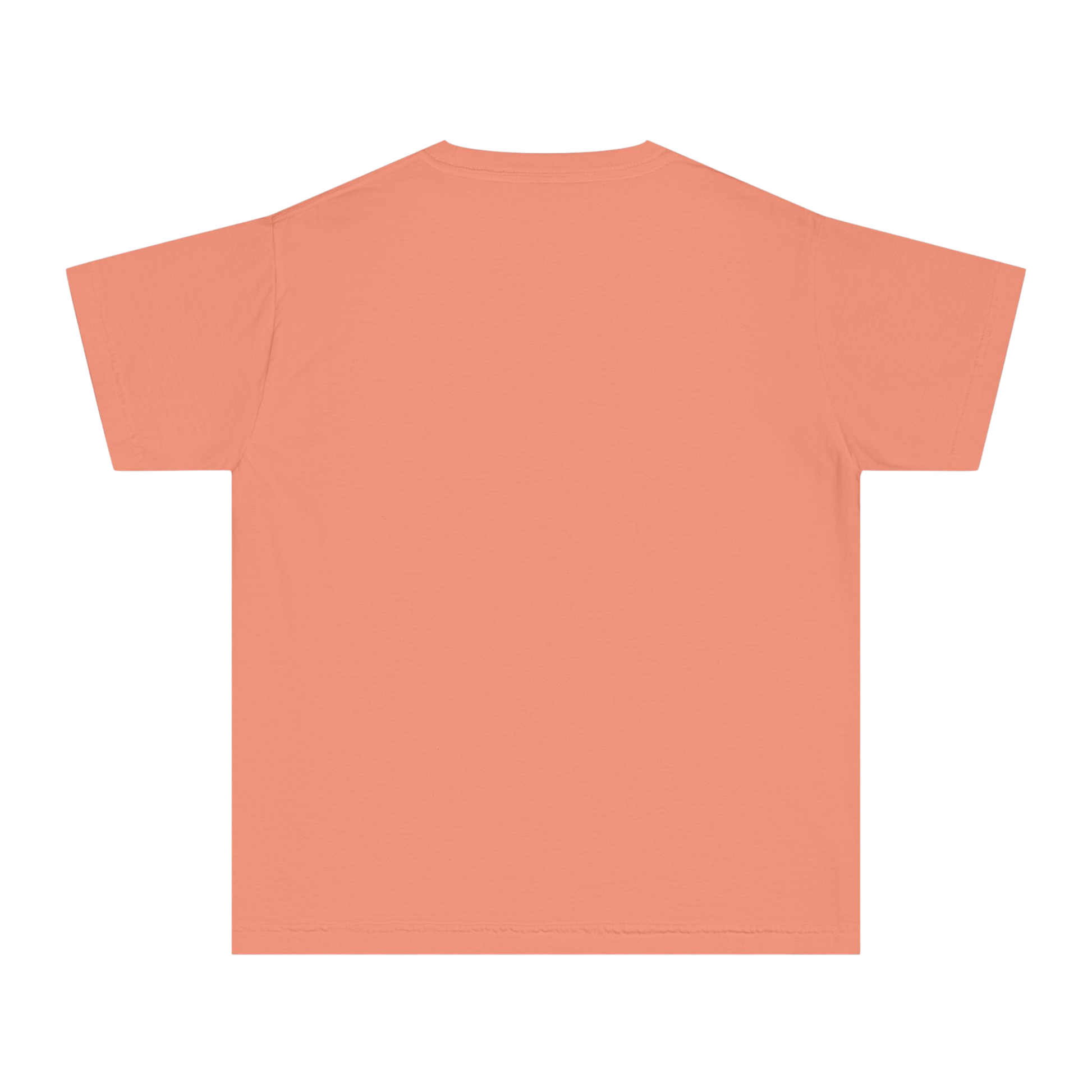 Terracotta youth tee – blank back view