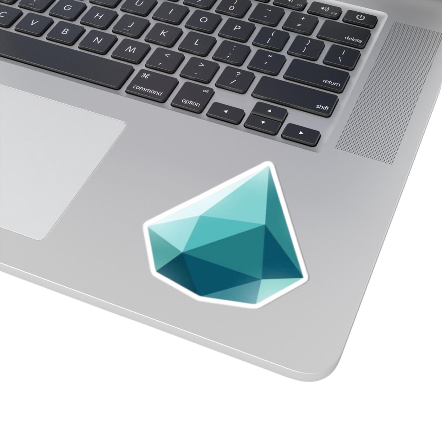 3x3 inch Drop sticker on a laptop – refreshing symbol of renewal