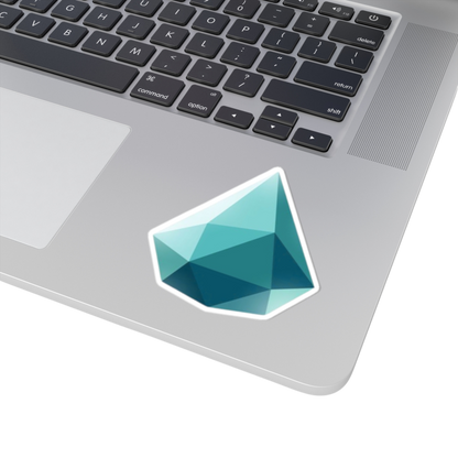 3x3 inch Drop sticker on a laptop – refreshing symbol of renewal