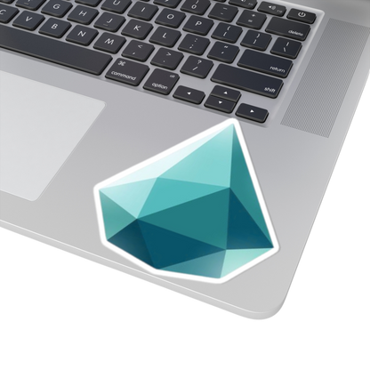 4x4 inch Drop sticker on a laptop – gentle reminder of emotional depth