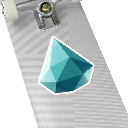 6x6 inch Drop sticker on a skateboard – powerful emblem of transformation