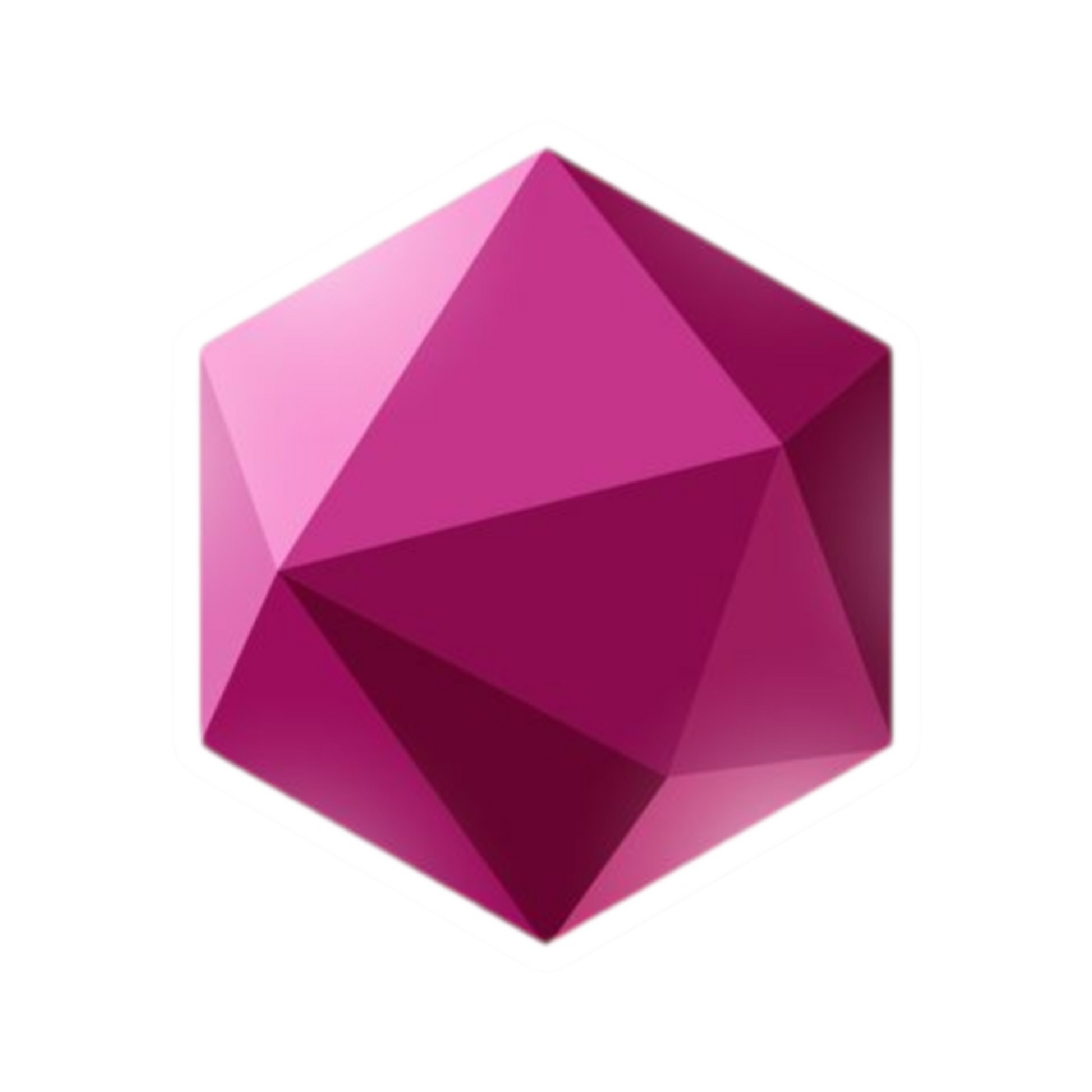 Hexagon sticker design – representing balance, logic, and harmony