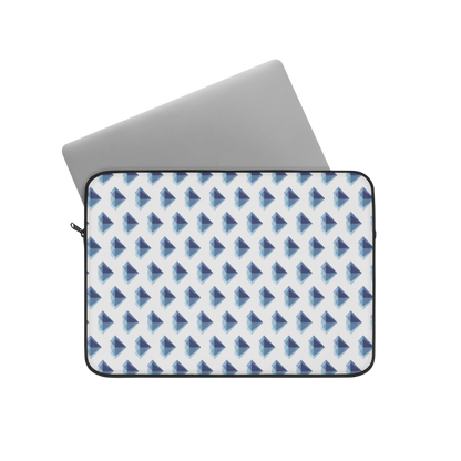 Diamond gem 13" laptop sleeve with laptop partially inserted