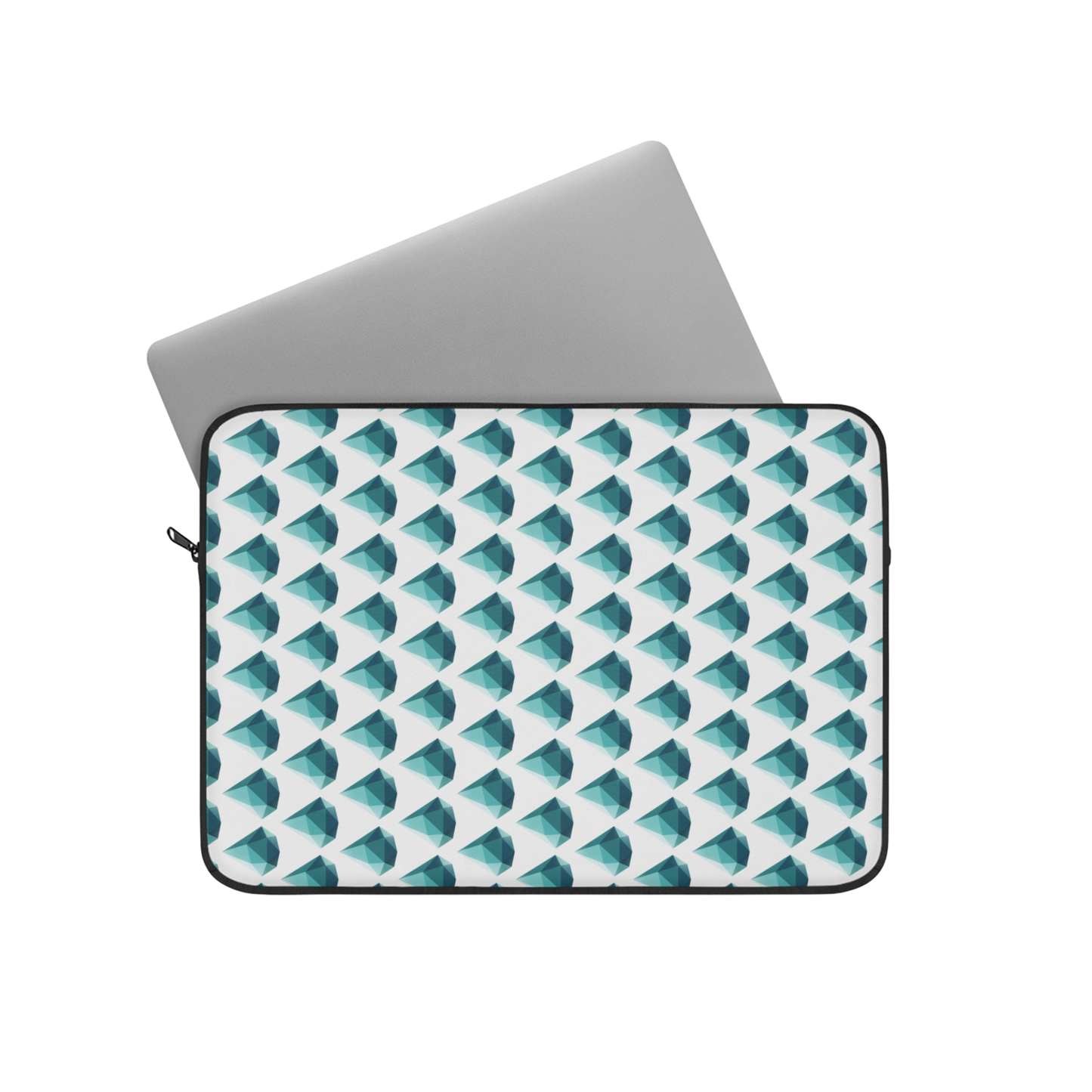 Drop gem 13" laptop sleeve with laptop partially inserted