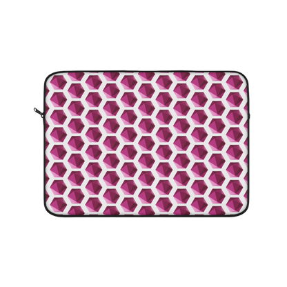 Hexagon gem 13" laptop sleeve