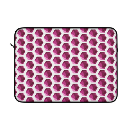 Hexagon gem 15" laptop sleeve