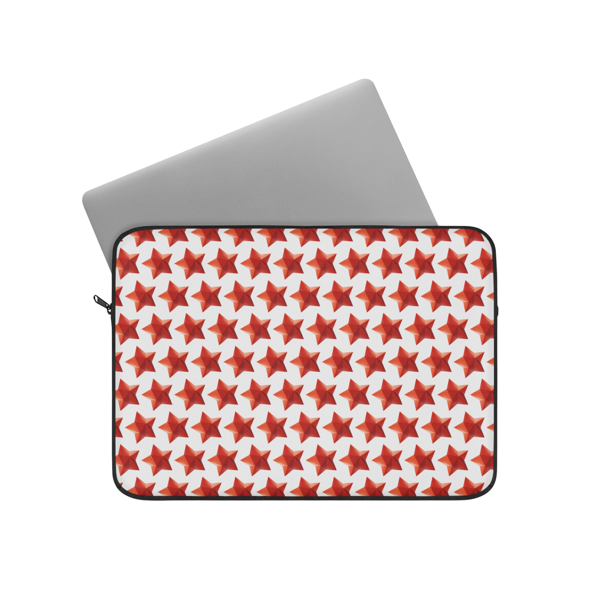 Star gem 13" laptop sleeve with laptop partially inserted