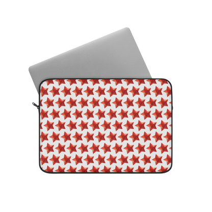 Star gem 13" laptop sleeve with laptop partially inserted