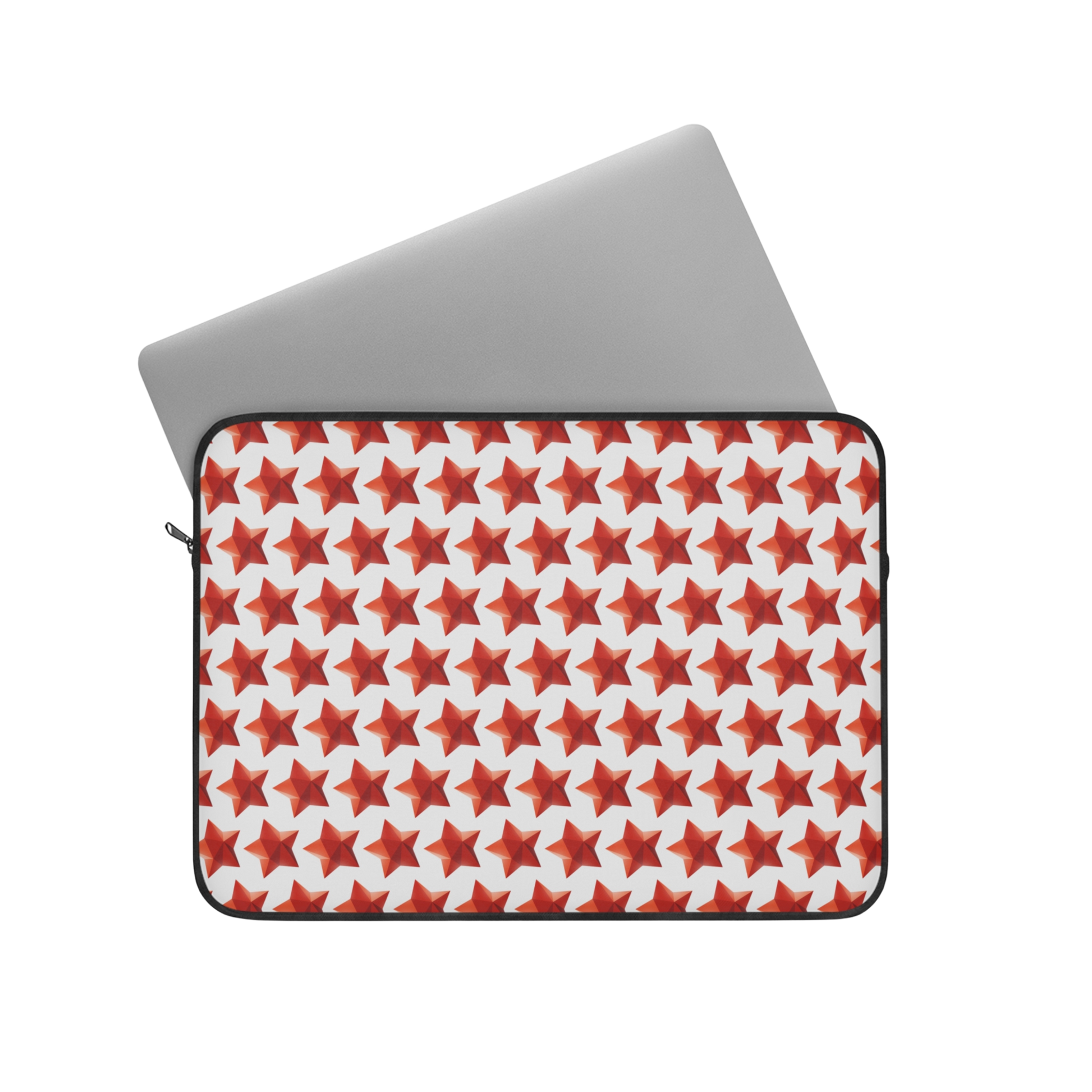 Star gem 15" laptop sleeve with laptop partially inserted