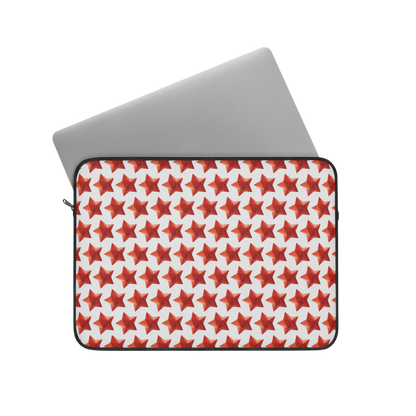 Star gem 15" laptop sleeve with laptop partially inserted